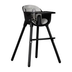 Qute Q-Smack Zwart> Houten Kinderstoelen