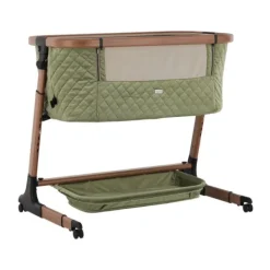 Qute Q-wiggle electric Co-Sleeper cream - white wash> Co-Sleepers