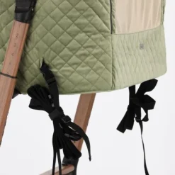 Qute Q-wiggle electric Co-Sleeper cream - white wash><noscript><img width=