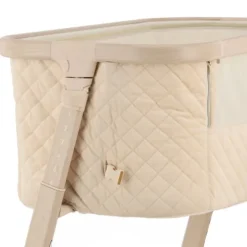 Qute Q-wiggle electric Co-Sleeper cream - white wash><noscript><img width=