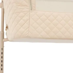 Qute Q-wiggle electric Co-Sleeper cream - white wash><noscript><img width=