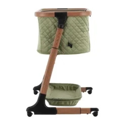 Qute Q-wiggle electric Co-Sleeper cream - white wash><noscript><img width=