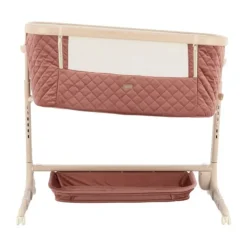 Qute Q-wiggle electric Co-Sleeper cream - white wash><noscript><img width=