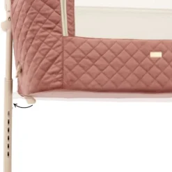 Qute Q-wiggle electric Co-Sleeper cream - white wash><noscript><img width=