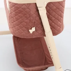 Qute Q-wiggle electric Co-Sleeper cream - white wash><noscript><img width=