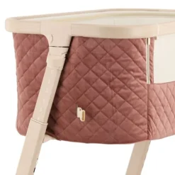 Qute Q-wiggle electric Co-Sleeper cream - white wash><noscript><img width=