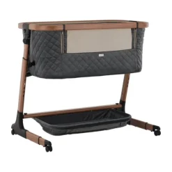 Qute Q-wiggle electric Co-Sleeper cream - white wash><noscript><img width=