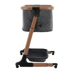 Qute Q-wiggle electric Co-Sleeper cream - white wash><noscript><img width=