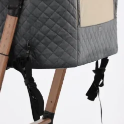 Qute Q-wiggle electric Co-Sleeper cream - white wash><noscript><img width=