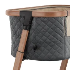 Qute Q-wiggle electric Co-Sleeper cream - white wash><noscript><img width=