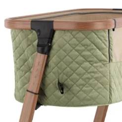 Qute Q-wiggle electric Co-Sleeper cream - white wash><noscript><img width=