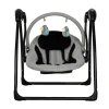 Qute Schommelstoel Q-Swing Softgrey Uil / Zwart Frame> Swings