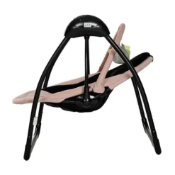 Qute Schommelstoel Q-Swing Softgrey Uil / Zwart Frame><noscript><img width=