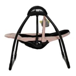 Qute Schommelstoel Q-Swing Softgrey Uil / Zwart Frame><noscript><img width=