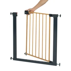 Safety 1st Deurhek Easy Close Metal Wood Effect> Traphekken Configuratiesysteem|Traphekken Met Rolsysteem