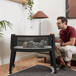 Snuz Bedside Crib SnuzPod Studio London Navy><noscript><img width=