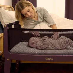 Snuz Bedside Crib SnuzPod Studio London Navy><noscript><img width=