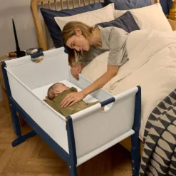 Snuz Bedside Crib SnuzPod Studio London Navy><noscript><img width=