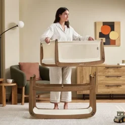 Snuz Co-Sleeper SnüzPod⁵ - Mocha><noscript><img width=