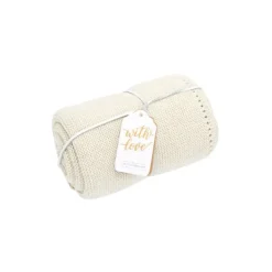 Snuz Deken Organic Knitted Cellular Truffle> Accessoires Wiegen