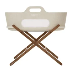Snuz SnüzBaskit Moses Basket + Stand Set - Light Grey/Natural> Draagwiegen