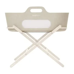 Snuz SnüzBaskit Moses Basket + Stand Set - Light Grey/Natural><noscript><img width=