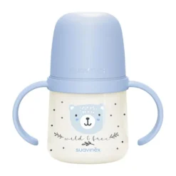 Suavinex Wild & Free Beker Met Handvaten - 150ml - 6Mnd+ - Blauw><noscript><img width=