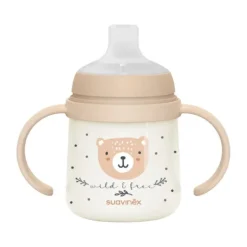 Suavinex Wild & Free Beker Met Handvaten - 150ml - 6Mnd+ - Blauw><noscript><img width=