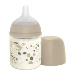 Suavinex Wonderland SX Pro Fles Glas - Slow Flow - 120ml - Roze><noscript><img width=