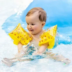 Swim Essentials Exclusive Zwembandjes Yellow Circus (0-2 jaar)><noscript><img width=