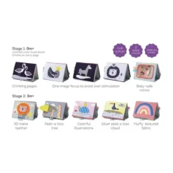 Taf Toys Babyboekje Tummy-Time Savannah><noscript><img width=