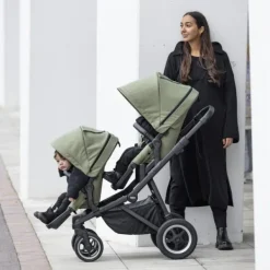 Thule Sleek Sibling Seat Midnight Black><noscript><img width=