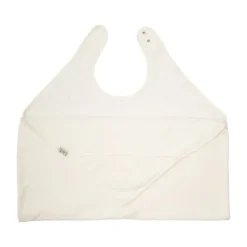 Timboo Knuffelhanddoek Volwassen/Kind - 98 x 104 cm - Daisy White> Badcapes