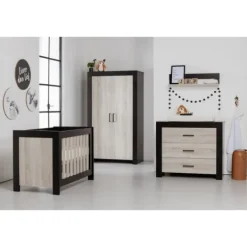 TWF Ledikant 60 x 120 - Commode Brentwood> Complete Babykamers|Ladekasten