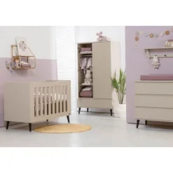 TWF Ledikant 60 x 120 - Commode - Hanglegkast Beach Island Clay><noscript><img width=