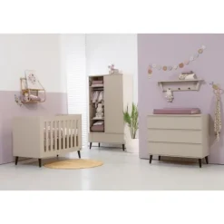 TWF Ledikant 60 x 120 - Commode - Hanglegkast Beach Island Clay><noscript><img width=