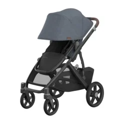 UPPAbaby Kinderwagen 2-in-1 Vista V3 Dillan Stone Blue Met Carbon Frame En Sand Leather><noscript><img width=