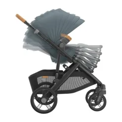 UPPAbaby Kinderwagen 2-in-1 Vista V3 Dillan Stone Blue Met Carbon Frame En Sand Leather><noscript><img width=