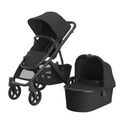 UPPAbaby Kinderwagen 2-in-1 Vista V3 Dillan Stone Blue Met Carbon Frame En Sand Leather><noscript><img width=