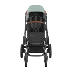 UPPAbaby Kinderwagen 2-in-1 Vista V3 Dillan Stone Blue Met Carbon Frame En Sand Leather><noscript><img width=