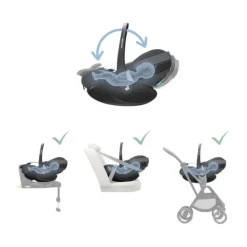 UPPAbaby Kinderwagen 2-in-1 Vista V3 Dillan Stone Blue Met Carbon Frame En Sand Leather><noscript><img width=