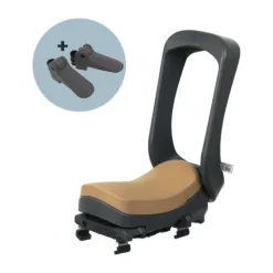 Urban Iki Achterzitje Junior Bincho Black / Kurumi Brown (met montage kader)> Fietsstoeltjes