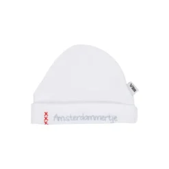 VIB Muts Rond Amsterdam XXX Wit> Mutsjes