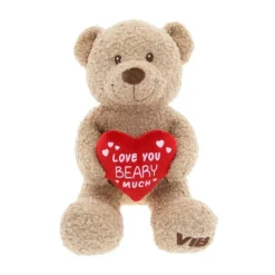 VIB Pluche Teddy Beer Met Hart Zittend - 35 cm - Beige> Pluche / Knuffels