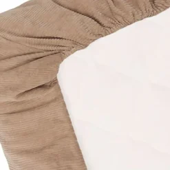 Witlof For Kids Ledikantdeken Tuck-Inn Soft Sand Velvet Rib 60 x 120 cm><noscript><img width=