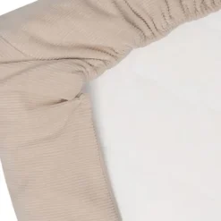 Witlof For Kids Ledikantdeken Tuck-Inn Soft Sand Velvet Rib 60 x 120 cm><noscript><img width=