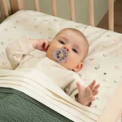 Witlof For Kids Ledikantdeken Tuck-Inn Forest Green Waves 60 x 120 cm><noscript><img width=