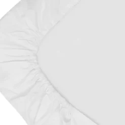 Witlof For Kids Ledikantlaken Tuck-Inn Ruffle Wit 60 x 120 cm> Ledikantlakens