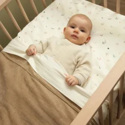 Witlof For Kids Wiegdeken Tuck-Inn Soft Sand Velvet Rib 40 x 80 cm><noscript><img width=