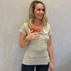 Womboo Buidelshirt Vrouw – Taupe><noscript><img width=